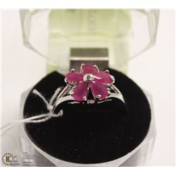 #67 RED RUBY GEMSTONE RING