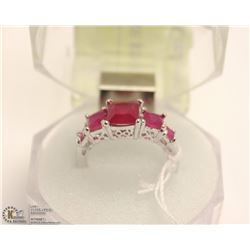 #70 RED RUBY GEMSTONE RING