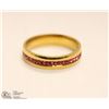 Image 1 : FOREVER LOVE BAND RING GOLD