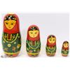 Image 1 : MATROYSHKA "RUSSIAN" NESTING DOLLS - 4 PIECE