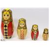 Image 1 : MATROYSHKA 'RUSSIAN NESTING DOLLS - 4 PIECE