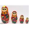 Image 1 : MATROYSHKA 'RUSSIAN NESTING DOLLS - 4 PIECE