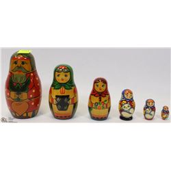 MAYTROYSHKA RUSSIAN NESTING DOLLS - 6 PIECE