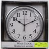 Image 1 : HAROLD AND BARNES WALL CLOCK SILVER FRAME