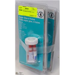 16 TUBES OF KRAZY/SUPER GLUE