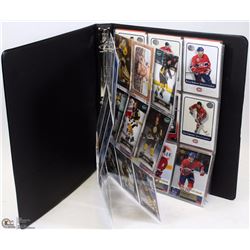 BINDER WITH OLDER BOSTON, MONTREAL AND OTHER