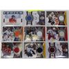 Image 1 : SHEET OF NINE 2014-2017 UPPER DECK USED JERSEY