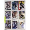 Image 1 : SHEET OF 9 NHL HOCKEY CARDS SIGNED