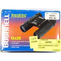 BUSHNELL POWERVIEW 12X25 BINOCULARS