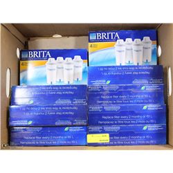 LOT OF 9 BOXES OF FOUR BRITA WATER FILTERS