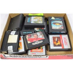 LOT OF 11 ATARI AND SEGA VIDEO GAMES