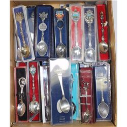 48 VINTAGE COLLECTOR SPOONS