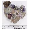 Image 1 : AMETHYST GEODE WITH INLAID TOKEN AND MINORS