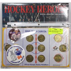 1998 TEAM CANADA MEDALLION SET (MCDONALDS) WITH