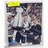 Image 1 : THREE COLLECTABLE (8X10) EDMONTON OILER'S PICTURES