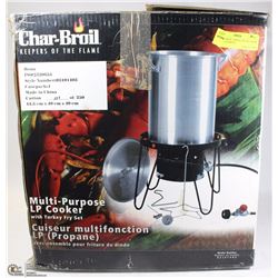 CHAR-BROIL TURKEY FRY SET WITH MULTI-PURPOSE
