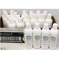 BOX W/5 SETS OF SHAMPOO, CONDITIONER,