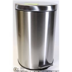 MAINSTAYS 9.8L STAINLESS STEEL PEDAL GARBAGE CAN