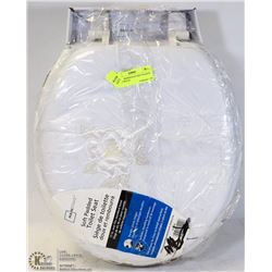 PAIR OF MAINSTAYS SOFT PADDED TOILET SEATS