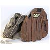 Image 1 : A BOX W/ RH COOPER GLOVE & LH MIZUNO BASEBALL