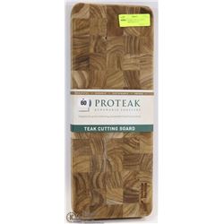 NEW PROTEAK TEAK CUTTING BOARD, ORGANICALLY