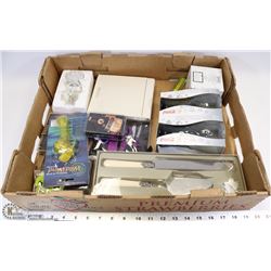 FLAT OF VARIOUS NEWLY PACKAGED ITEMS