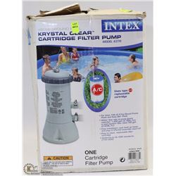 NEW INTEX ABOVE GROUND POOL  KRYSTAL CLEAR