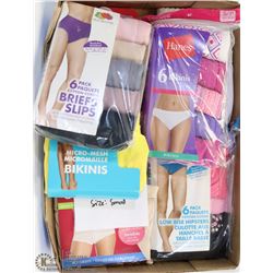 FLAT OF LADIES UNDERWEAR SIZE SMALL