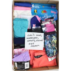 FLAT OF GIRLS SOCKS, UNDERWEAR, SHORTS & LEGGINGS
