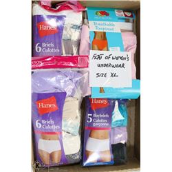 FLAT OF LADIES UNDERWEAR SIZE XL
