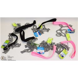 FLAT OF 7 DOG TRAINING LEASHES