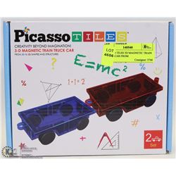 PICASSO TILES 3D MAGNETIC TRAIN TRUCK CAR FROM