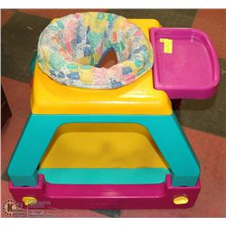 BABY EXERCISER CHAIR WITH SWIVEL SEAT