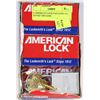 Image 1 : 6 AMERICAN LOCK PADLOCKS ALL KEYED THE SAME