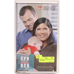 NEW HEART & STROKE INFANT CPR ANYTIME SET