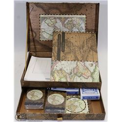 BOOK STYLE CASE WITH NEW CARD & DICE