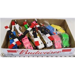 FLAT WITH HANDMADE HELICOPTERS AND CARS