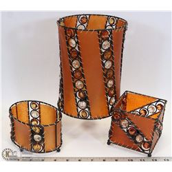 3 PIECE CANDLE HOLDER SET
