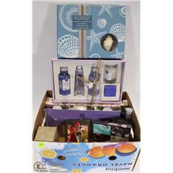 BOX OF ASSORTED GIFT SETS
