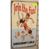 Image 1 : VINTAGE WOOD JOIN THE FUN SHUSWAP LAKE BC