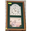 Image 1 : VINTAGE INGRAHAM QUARTZ DUCK CLOCK 14"X24"