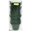 Image 1 : LOT OF 24 NEW 6" PLANT POT  PAILS    GREEN