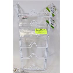 EVELOTS OVER THE DOOR POT LID RACK ,PK OF 2