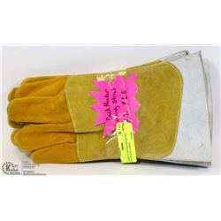 2 PAIRS OF BACKHANDER WELDING GLOVES SIZE LARGE