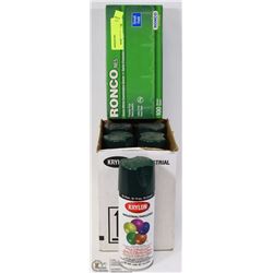 CASE OF RONCO GREEN NITRILE EXAMINATION SIZE