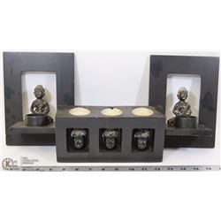 BUDDHA TEALIGHT/VOTIVE CANDLE SET