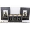 Image 1 : BUDDHA TEALIGHT/VOTIVE CANDLE SET