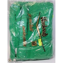 VINTAGE WOODWARDS GREEN BLANKET