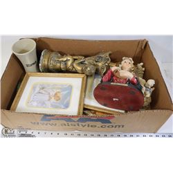 FLAT OF ASSORTED RELIGIOUS ITEMS