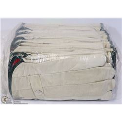 BUNDLE OF 12 LEATHER LINED ROPER GLOVES MEDIUM